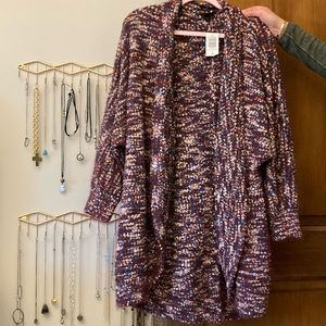 NWT multicolored torrid size 2 cardigan